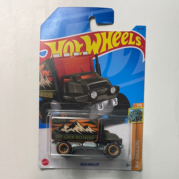 Hot Wheels 1/64 Baja Hauler Brown & Orange