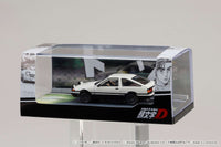 Hobby Japan 1/64 Initial D Toyota Sprinter Trueno GT Apex AE86 / Ryosuke Takahashi vs Takumi Fujiwara w/ Driver