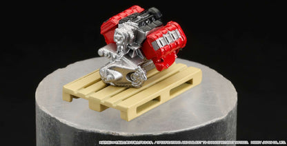 Hobby Japan 1/64 Honda NSX Coupe with Engine Display Model Phoenix Blue