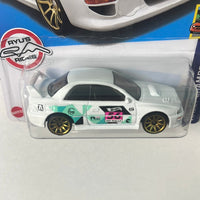 Hot Wheels 1/64 Treasure Hunt ‘98 Subaru Impreza 22B STi Version - Damaged Card