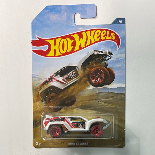 Hot Wheels 1/64 Dune Crusher Off Road White
