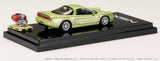 Hobby Japan 1/64 Honda NSX Coupe with Engine Display Model Lime Green Metallic