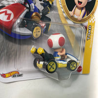 Hot Wheels 1/64 Mario Kart Toad w/ Standard Kart