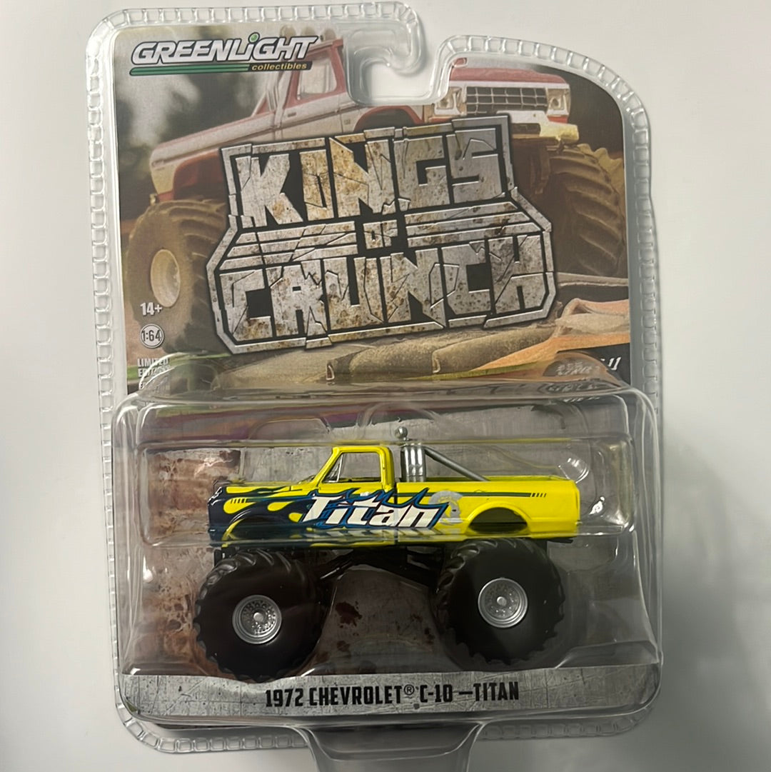 1/64 Greenlight Kings of Crunch Series 11 1972 Chevrolet C-10 Titan