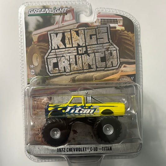 1/64 Greenlight Kings of Crunch Series 11 1972 Chevrolet C-10 Titan