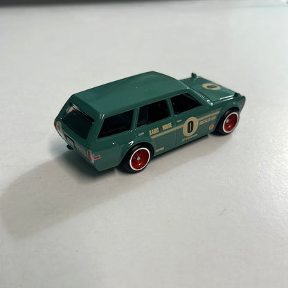*Loose* Hot Wheels 1/64 Car Culture Premium Box Set ‘71 Datsun 510 Wagon Green