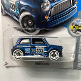 Hot Wheels 1/64 Morris Mini HW Snow Stormers Blue - Damaged Card