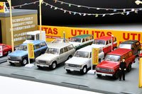 Tomica Limited Vintage Tomicarama 04e Utilitas Used Car Dealership Diorama