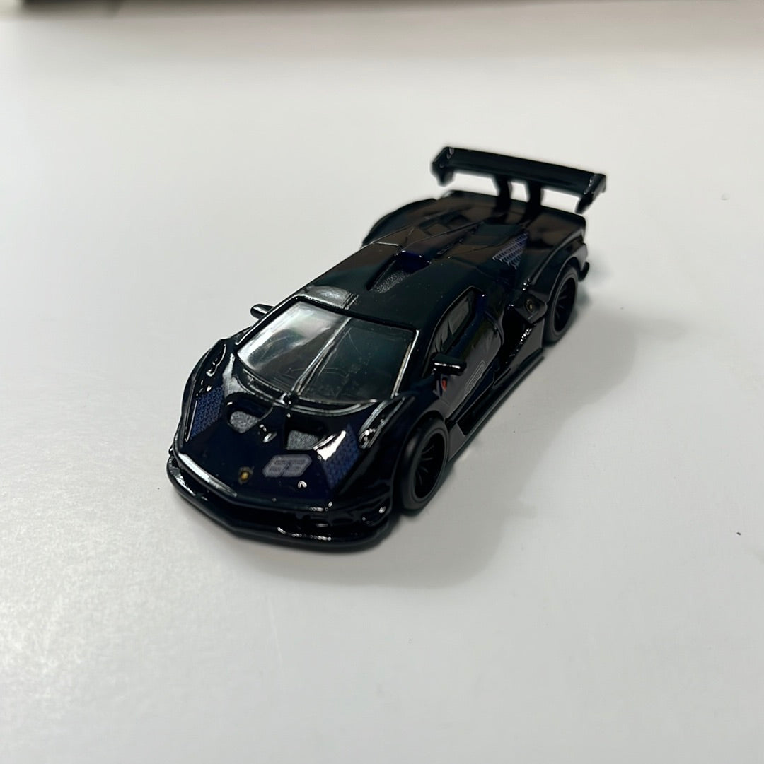 *Loose* Hot Wheels 1/64 Premium Car Culture Box Set Lamborghini Essenza SCV12 Black & Blue