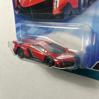 Hot Wheels Car Culture Speed Machines Lamborghini Veneno Red - Damaged Box