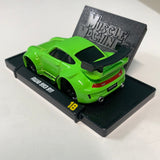 1/64 Muscle Machines Porsche RWB 993 911 Green - Damaged Card