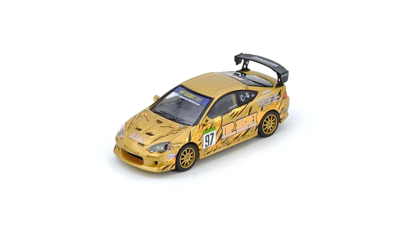 Inno64 1/64 Honda Fest Thailand 2025 Honda Integra Type R (DC5) Top Secret Thailand Gold - IN64-DC5TST-HFTH25