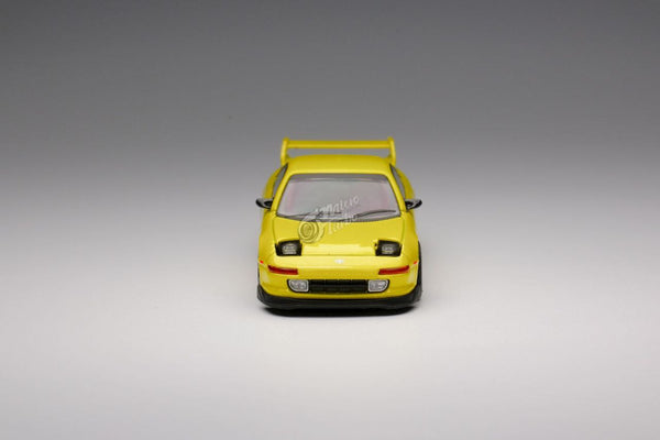 1/64 TOYOTA MR2 Turbo w/ Pop Up Lights Die-Cast - YELLOW 