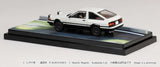 Hobby Japan 1/64 Initial D Toyota Sprinter Trueno GT Apex AE86 / Ryosuke Takahashi vs Takumi Fujiwara w/ Driver