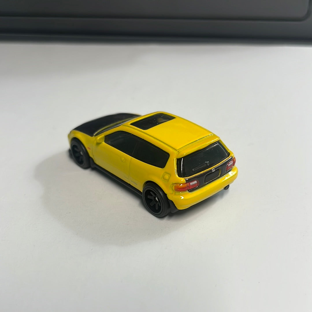 *Loose* Hot Wheels 1/64 Premium Car Culture Box Set Honda Civic EG Yellow