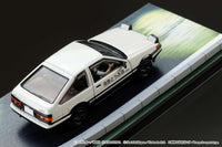 Hobby Japan 1/64 Initial D Toyota Sprinter Trueno GT Apex AE86 / Ryosuke Takahashi vs Takumi Fujiwara w/ Driver