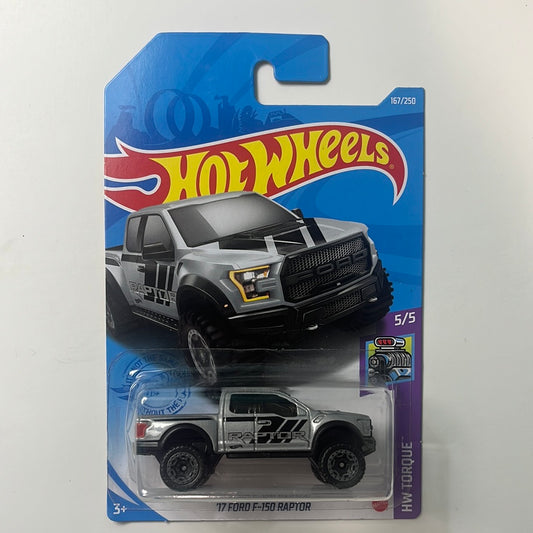 Hot Wheels 1/64 ‘17 Ford F-150 Raptor Grey