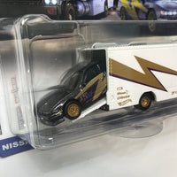 Hot Wheels Car Culture Team Transport Nissan Silvia S13 w/ Sakura Sprinter - Damaged Box