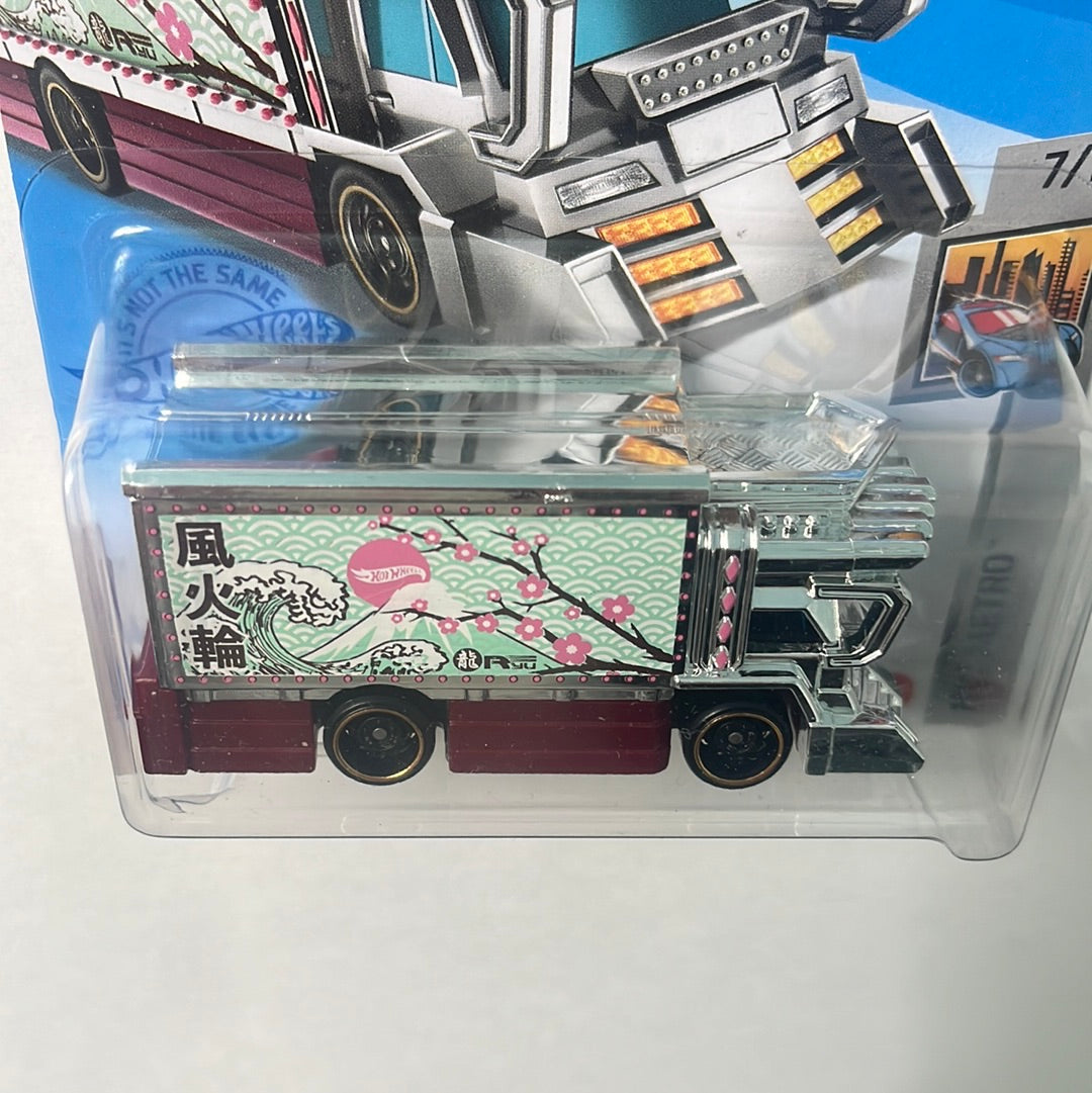 Hot Wheels 1/64 Raijin Express Chrome & Red