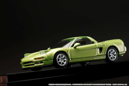Hobby Japan 1/64 Honda NSX Coupe with Engine Display Model Lime Green Metallic