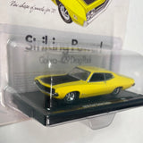 M2 Machines 1/64 1970 Ford Torino Cobra-429 Drag Pack Yellow