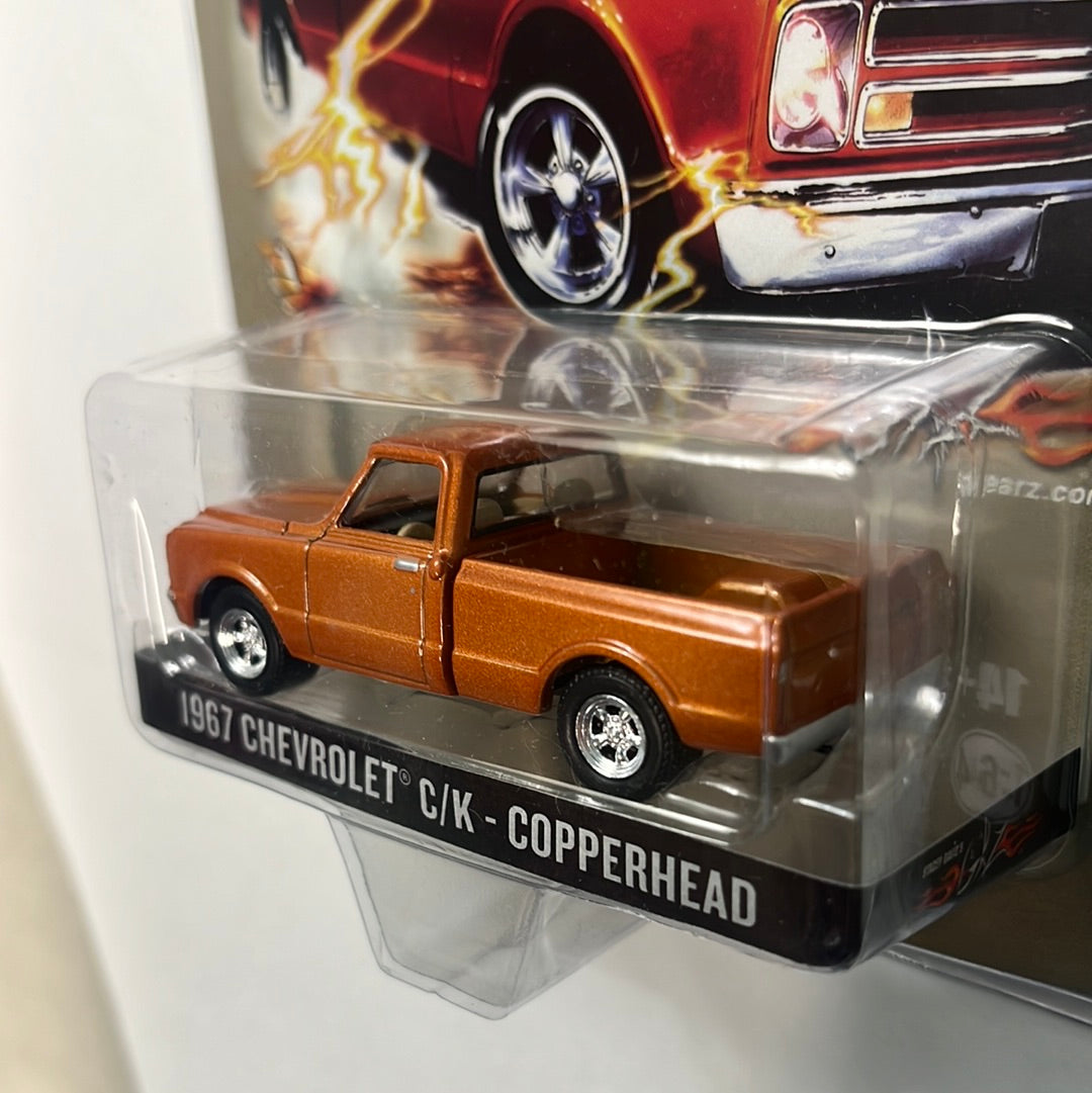 1/64 Greenlight x Acme 1967 Chevrolet C/K Copperhead (Stacey David) Orange