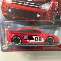 Hot Wheels 1/64 ‘08 Ford Focus #8 Red