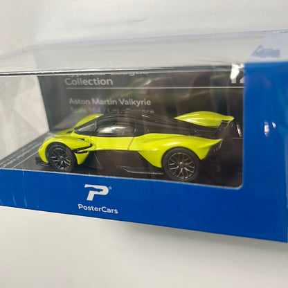 Postercars 1/64 Aston Martin Valkyrie Lime Essence Hypercar League Collection