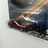 Hot Wheels 1/64 Boulevard Mix Q ‘04 Mazda Mazdaspeed Miata Red - Damaged Box