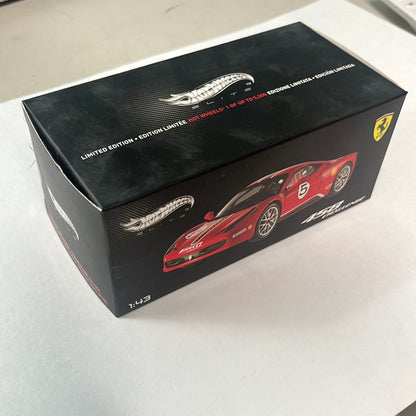 1/43 Hot Wheels Elite 2011 Ferrari 458 Italia Challenge Red