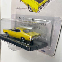 M2 Machines 1/64 1970 Ford Torino Cobra-429 Drag Pack Yellow