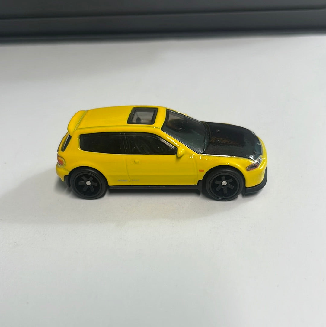 *Loose* Hot Wheels 1/64 Premium Car Culture Box Set Honda Civic EG Yellow