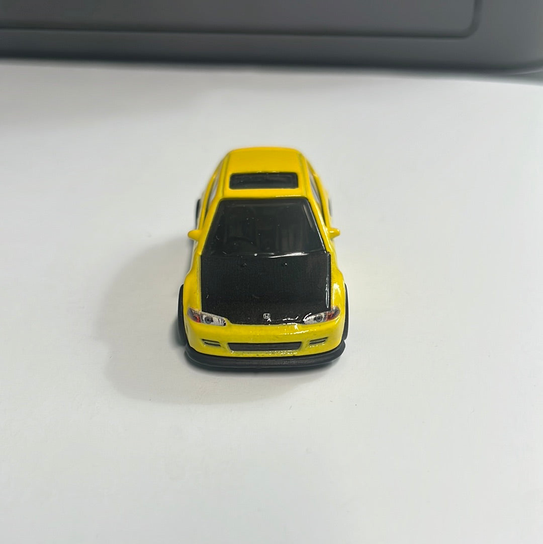 *Loose* Hot Wheels 1/64 Premium Car Culture Box Set Honda Civic EG Yellow