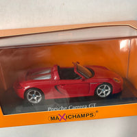 Maxichamps 1/43 Porsche Carrera GT 2003 Red
