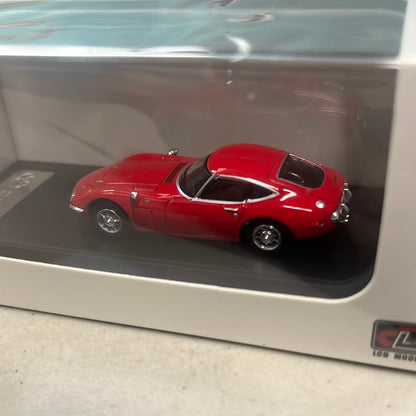 LCD Model 1/64 Toyota 2000GT Red