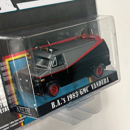 Greenlight Hollywood 1/64 The A Team B.A.’s 1983 GMC Vandura Black