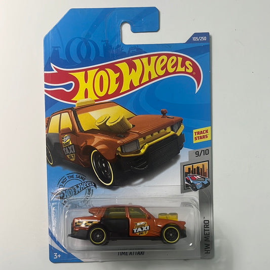 Hot Wheels Time Attaxi Orange