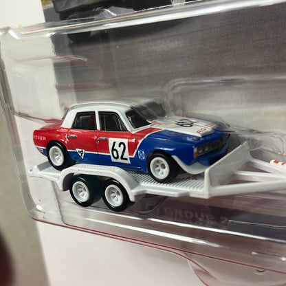 Hot Wheels Car Culture Team Transport ‘70 Rover P6 Group 2 w/ HW Rally Hauler