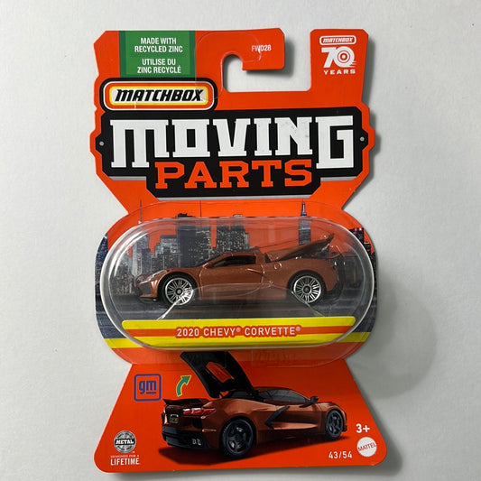 Matchbox Moving Parts 2020 Chevy Corvette Brown