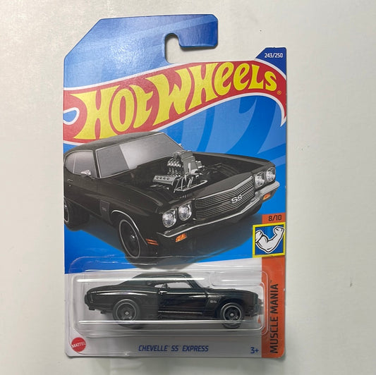 Hot Wheels 1/64 Chevelle SS Express Black