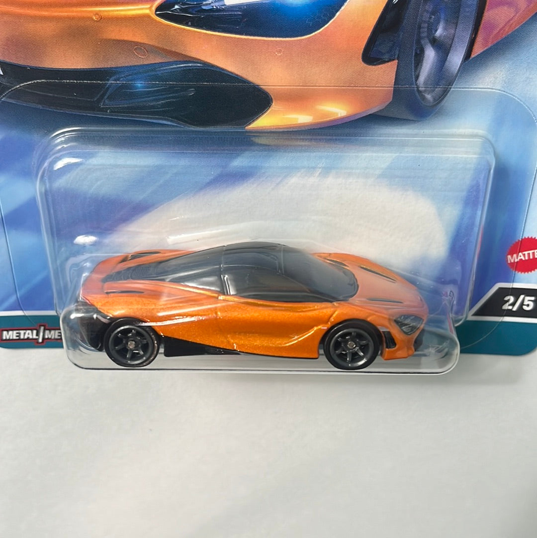 Hot Wheels Car Culture Speed Machines McLaren 720s Orange