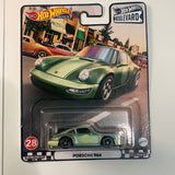 Hot Wheels 1/64 Boulevard Mix F Porsche 964 Green - Damaged Box