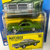 Matchbox Collectors 1978 Dodge Monaco Police Green