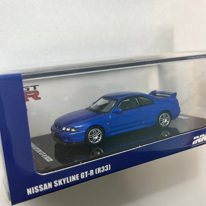 Inno64 1/64 Nissan Skyline GT-R R33 Bayside Blue