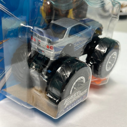 Hot Wheels Monster Trucks Fast and Furious Nissan Skyline GT-R - Damaged Box