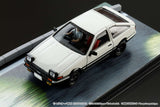 Hobby Japan 1/64 Initial D Toyota Sprinter Trueno GT Apex AE86 / Ryosuke Takahashi vs Takumi Fujiwara w/ Driver