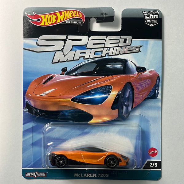 Hot Wheels Car Culture Speed Machines McLaren 720s Orange