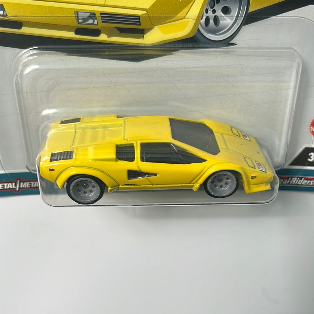 Hot Wheels Car Culture Spettacolare Lamborghini Countach LP 5000 QV Yellow