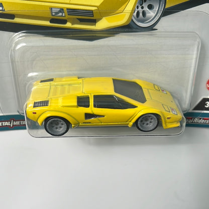 Hot Wheels Car Culture Spettacolare Lamborghini Countach LP 5000 QV Yellow