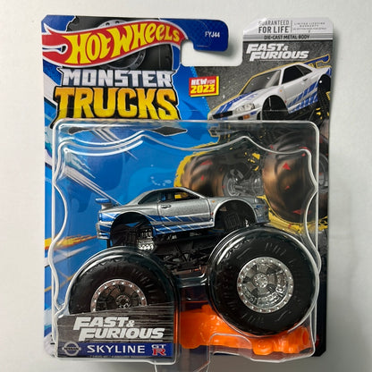 Hot Wheels Monster Trucks Fast and Furious Nissan Skyline GT-R - Damaged Box